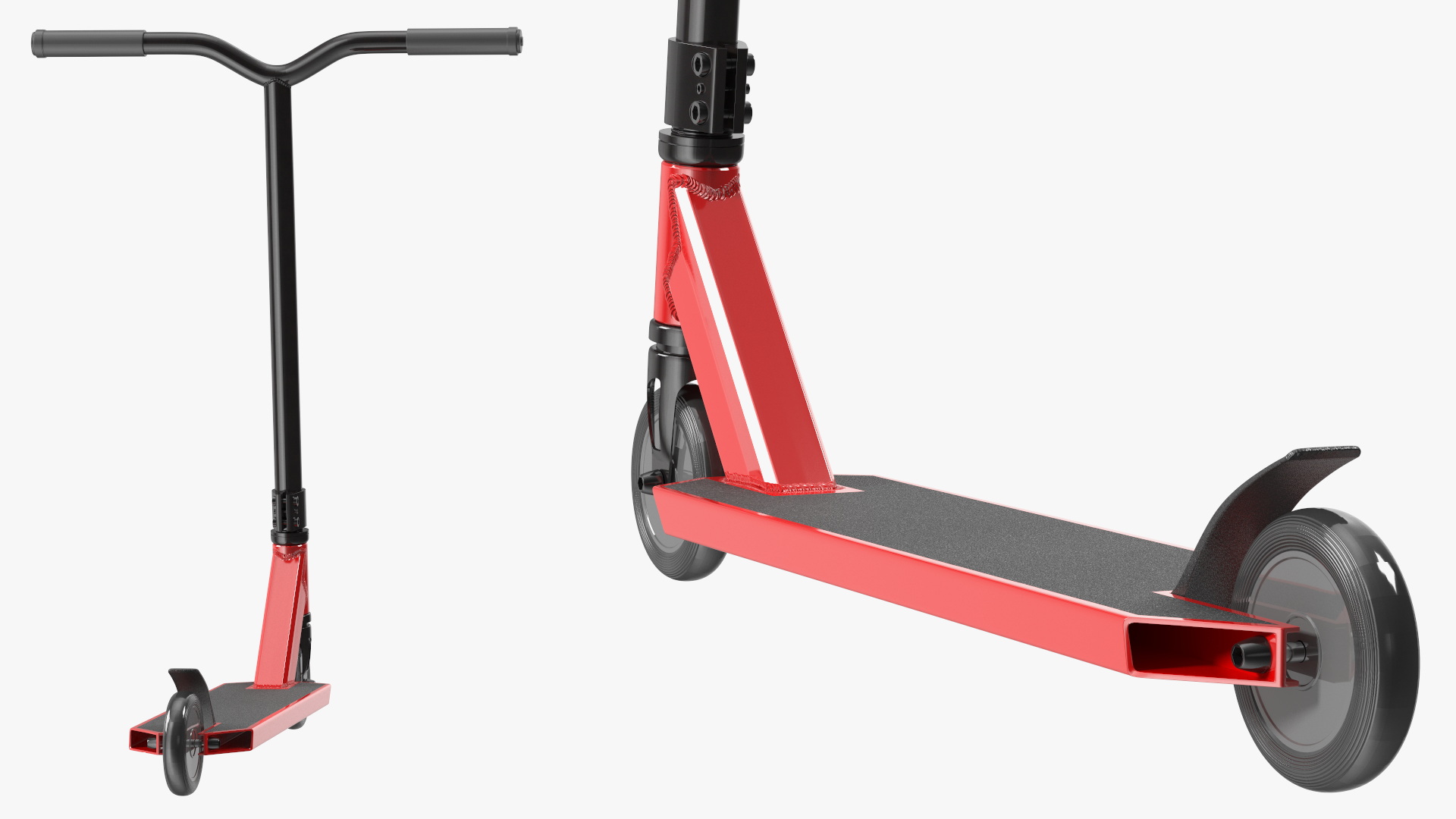 3D Trick Scooter for Kids Red