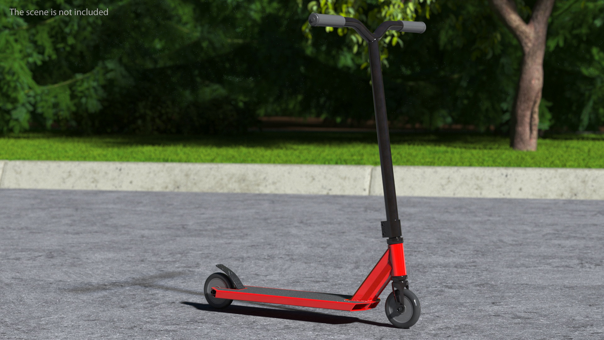 3D Trick Scooter for Kids Red