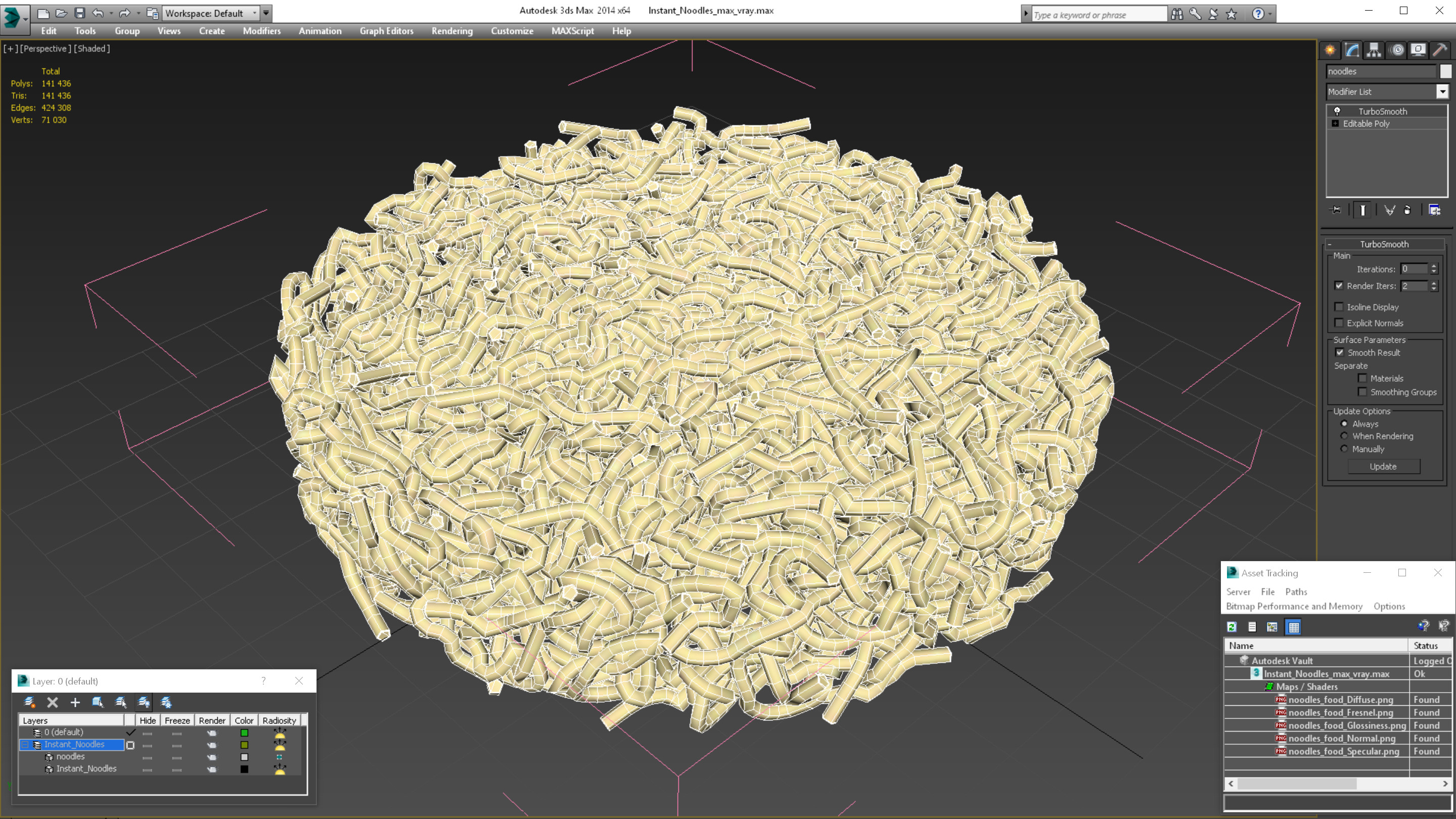 3D model Instant Noodles
