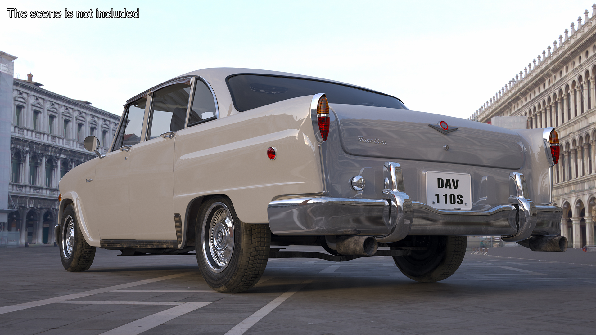 Vintage Checker Marathon 3D model