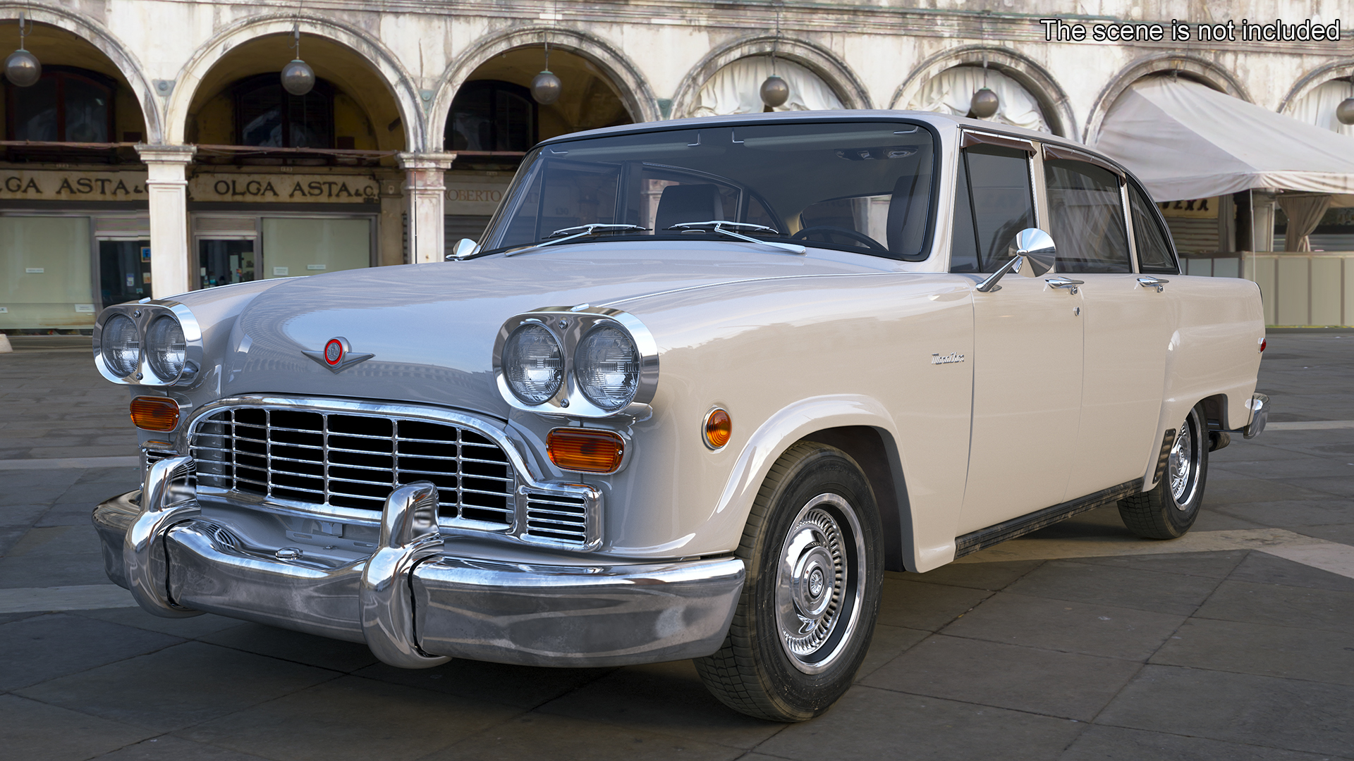 Vintage Checker Marathon 3D model