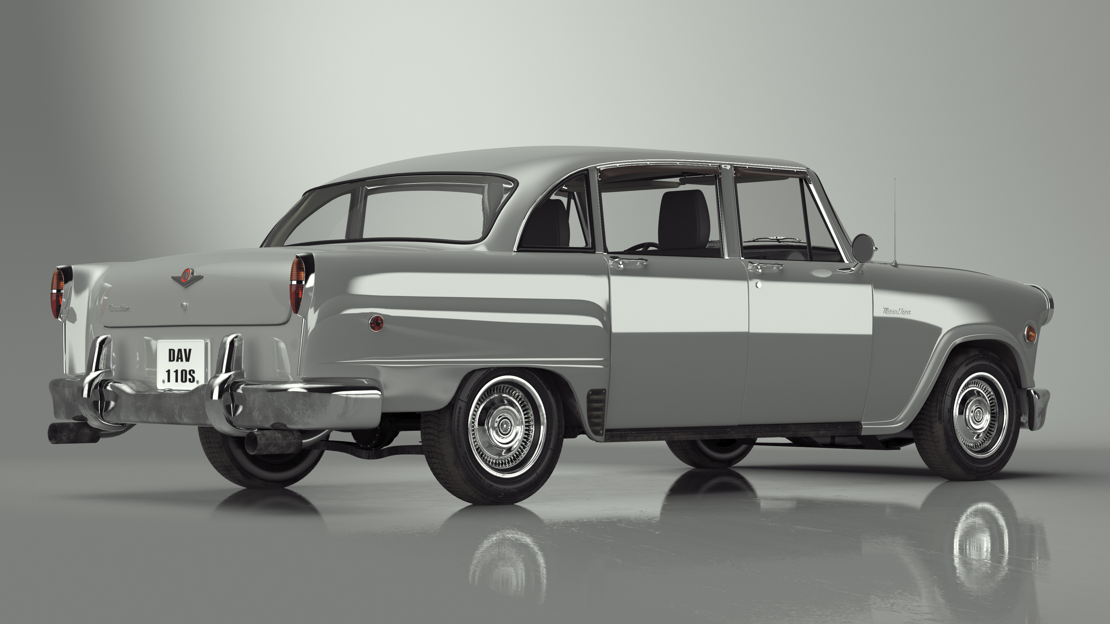 Vintage Checker Marathon 3D model