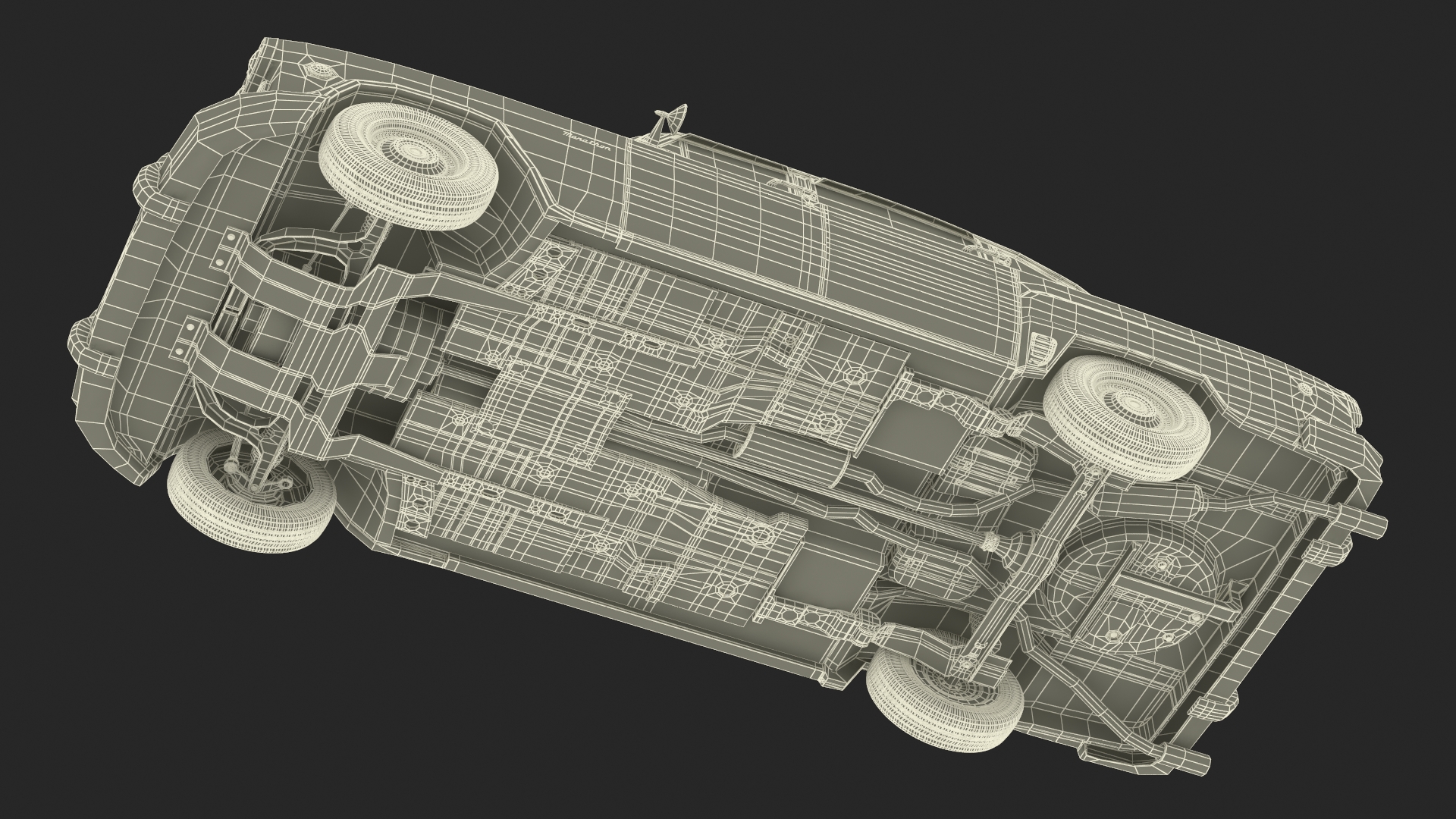 Vintage Checker Marathon 3D model