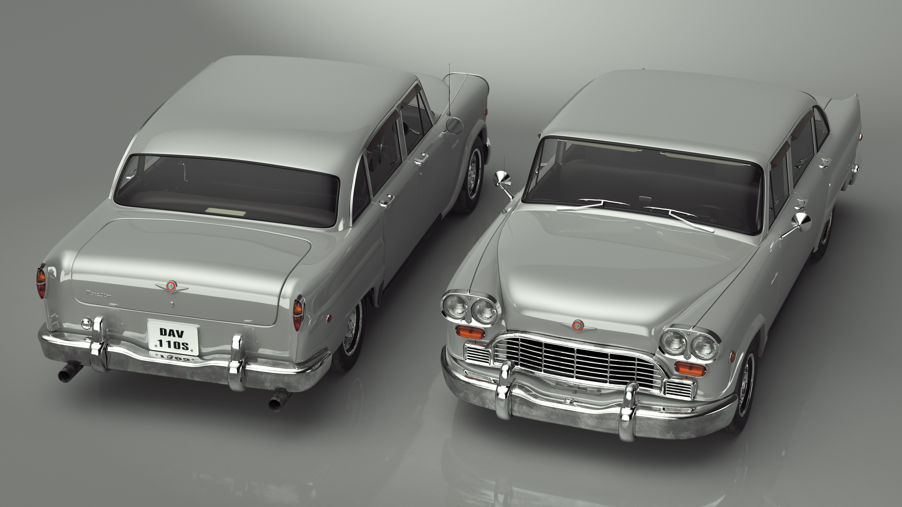 Vintage Checker Marathon 3D model