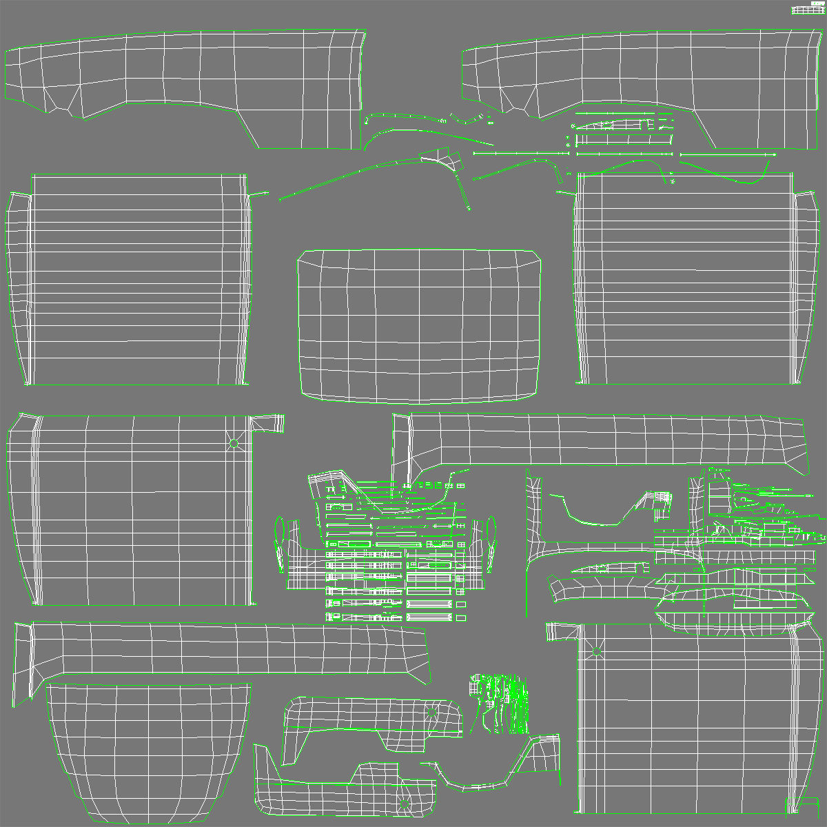 Vintage Checker Marathon 3D model
