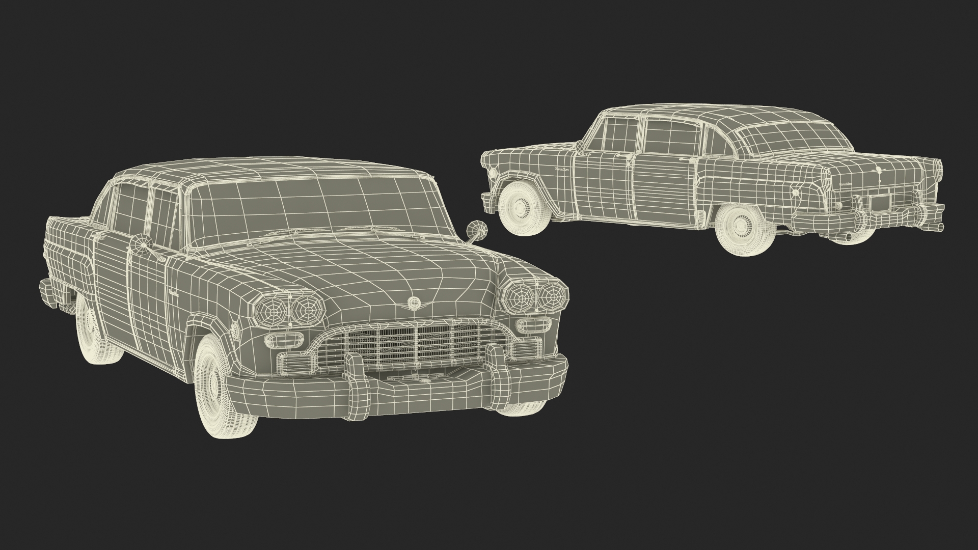 Vintage Checker Marathon 3D model