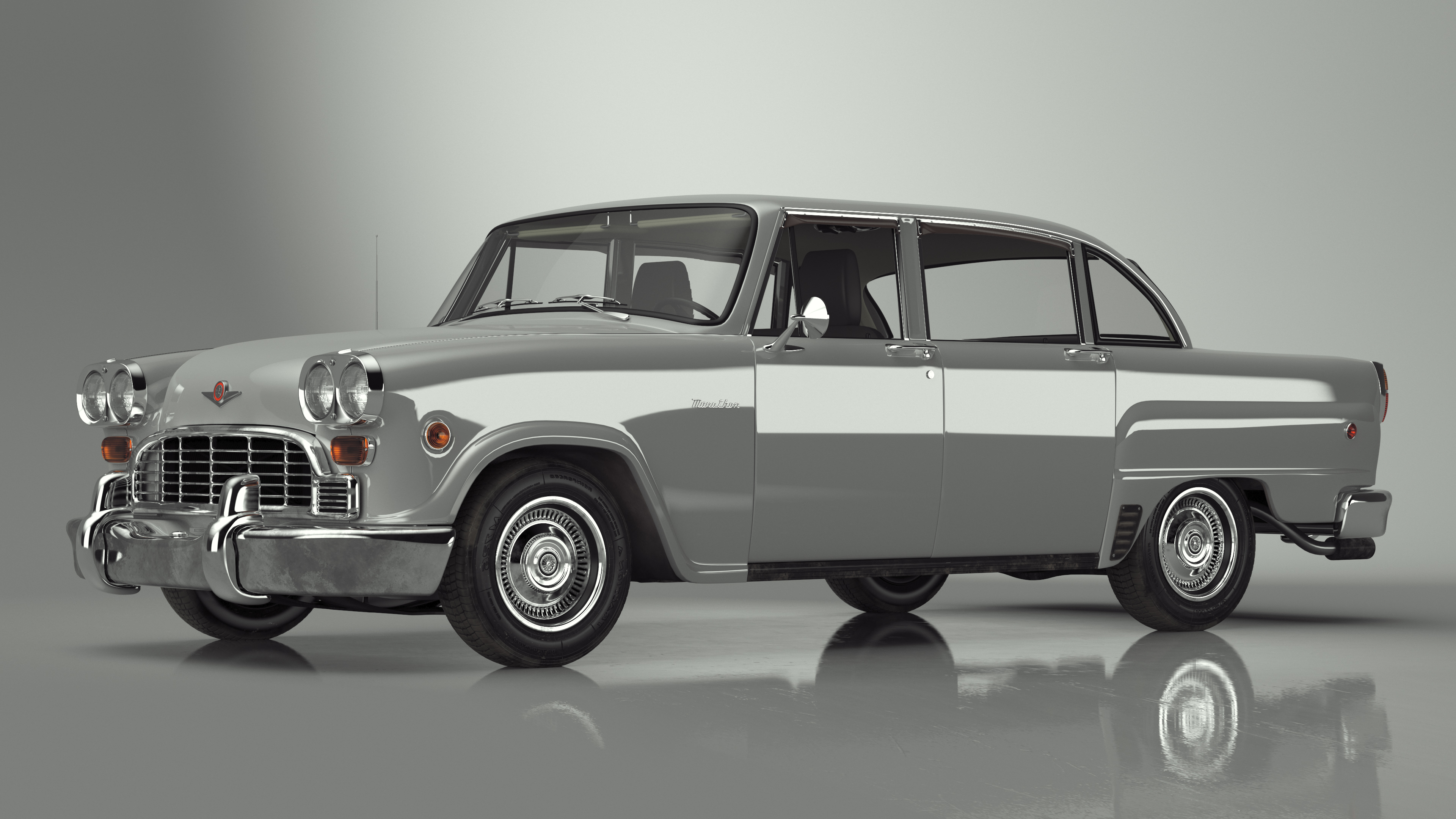 Vintage Checker Marathon 3D model