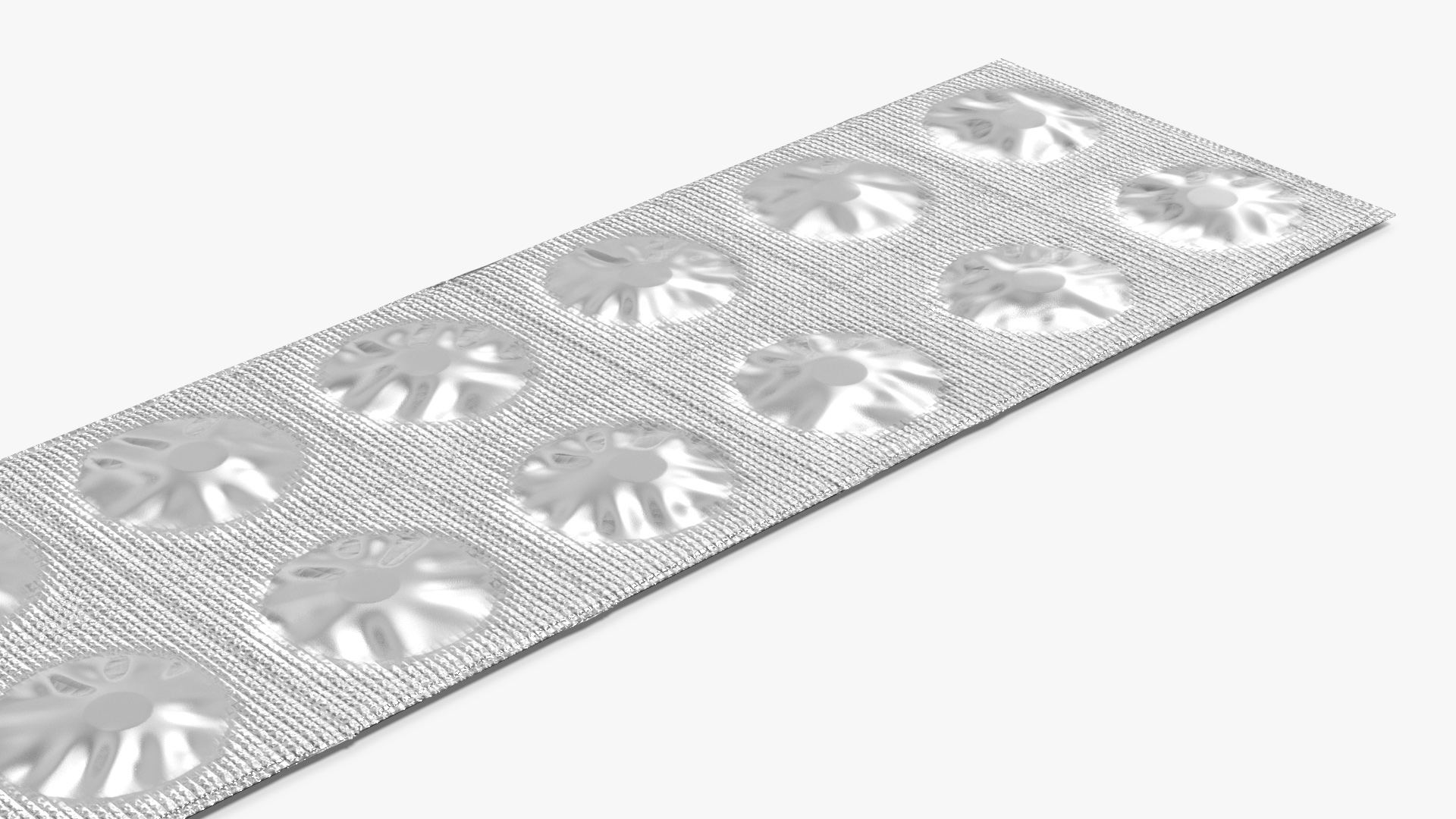 3D Tablets in Blister model