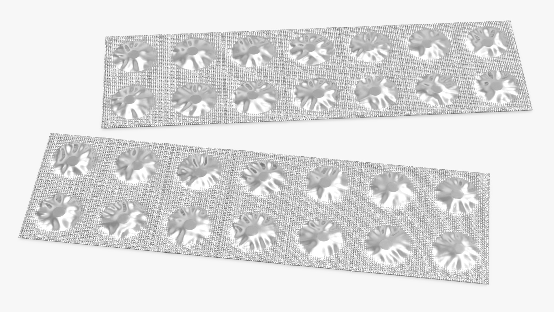 3D Tablets in Blister model