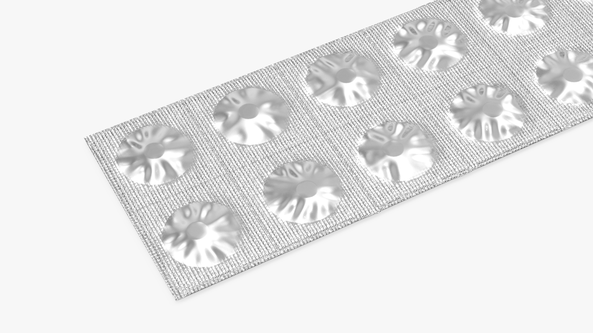 3D Tablets in Blister model