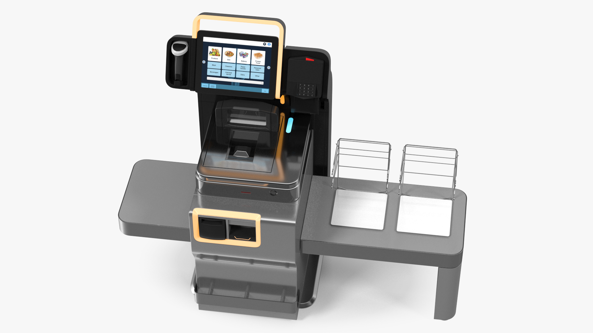 3D Modular Cash Recycling Self Checkout System model