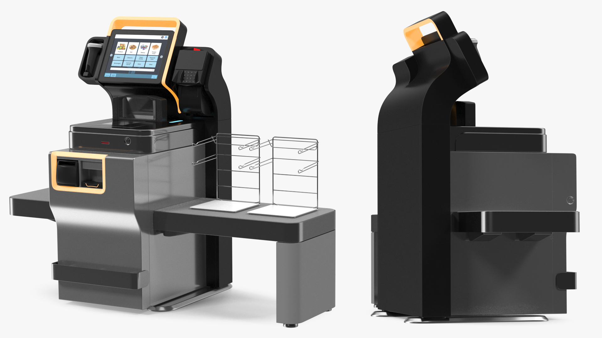 3D Modular Cash Recycling Self Checkout System model