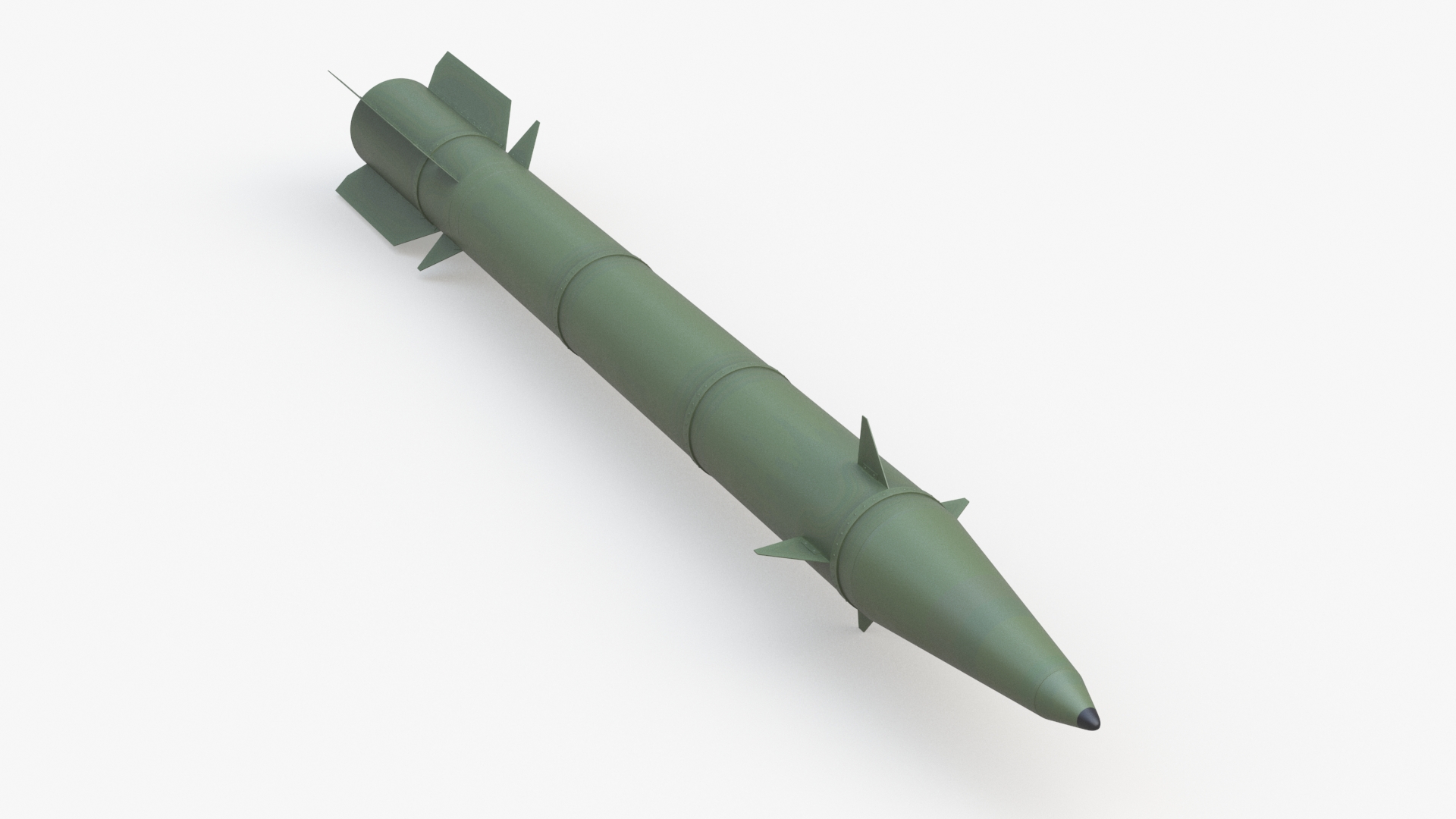 3D Tactical Ground-to-Ground Ballistic Missile model