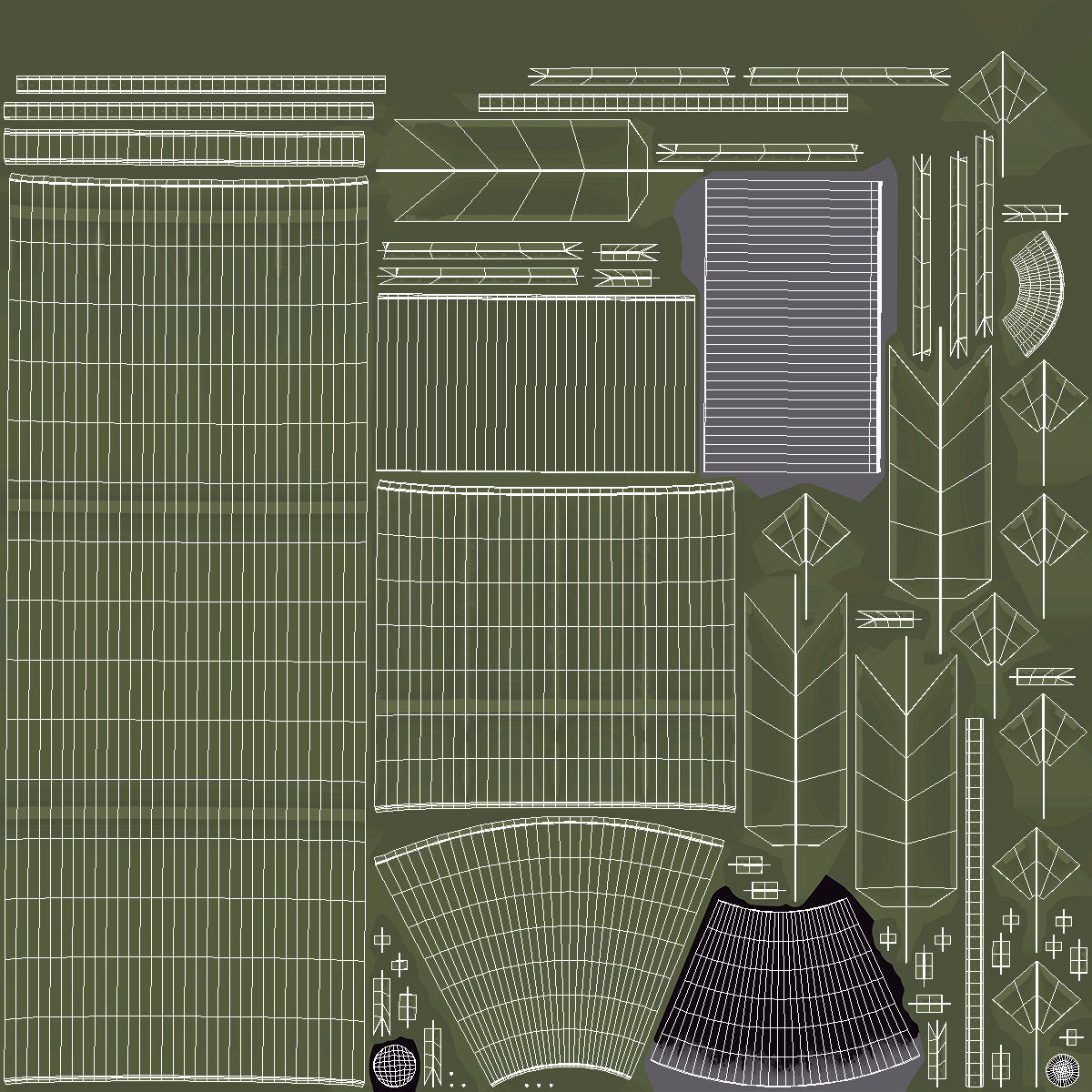 3D Tactical Ground-to-Ground Ballistic Missile model