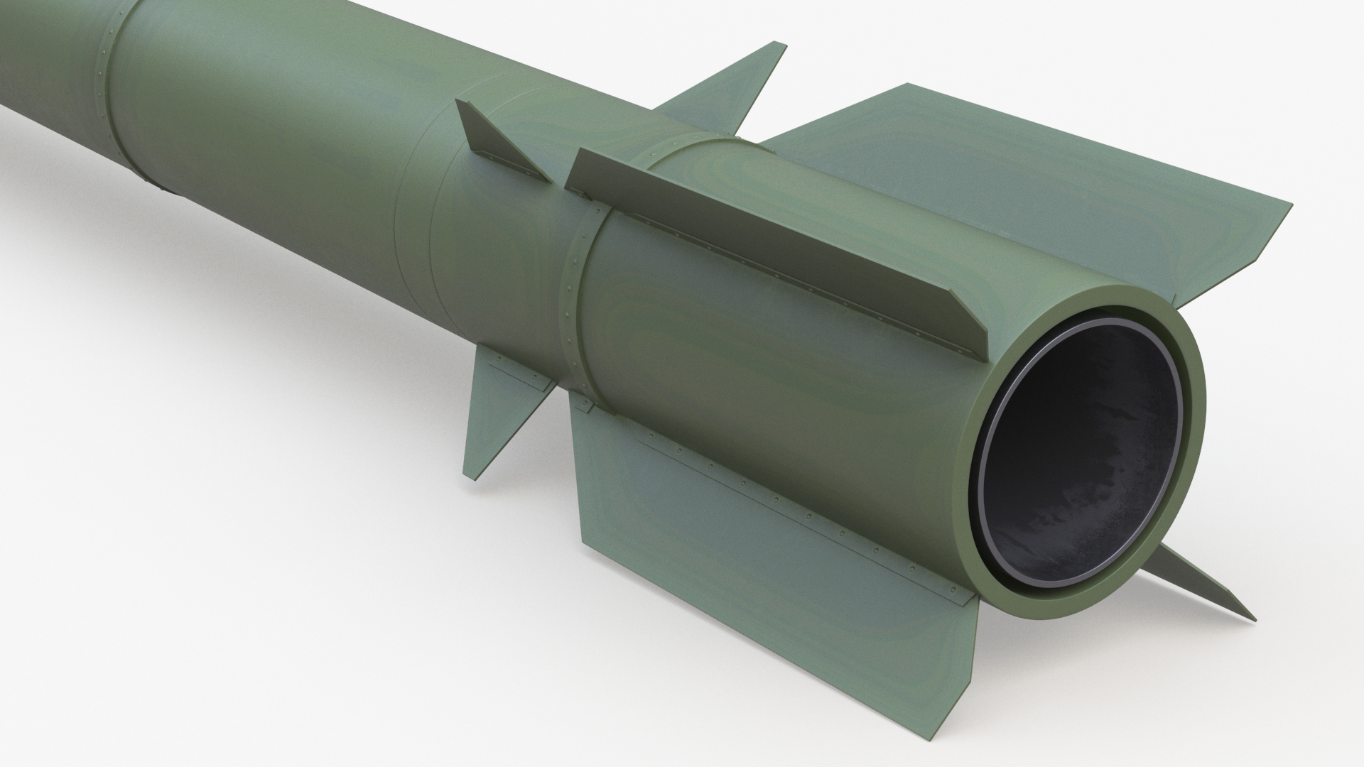 3D Tactical Ground-to-Ground Ballistic Missile model