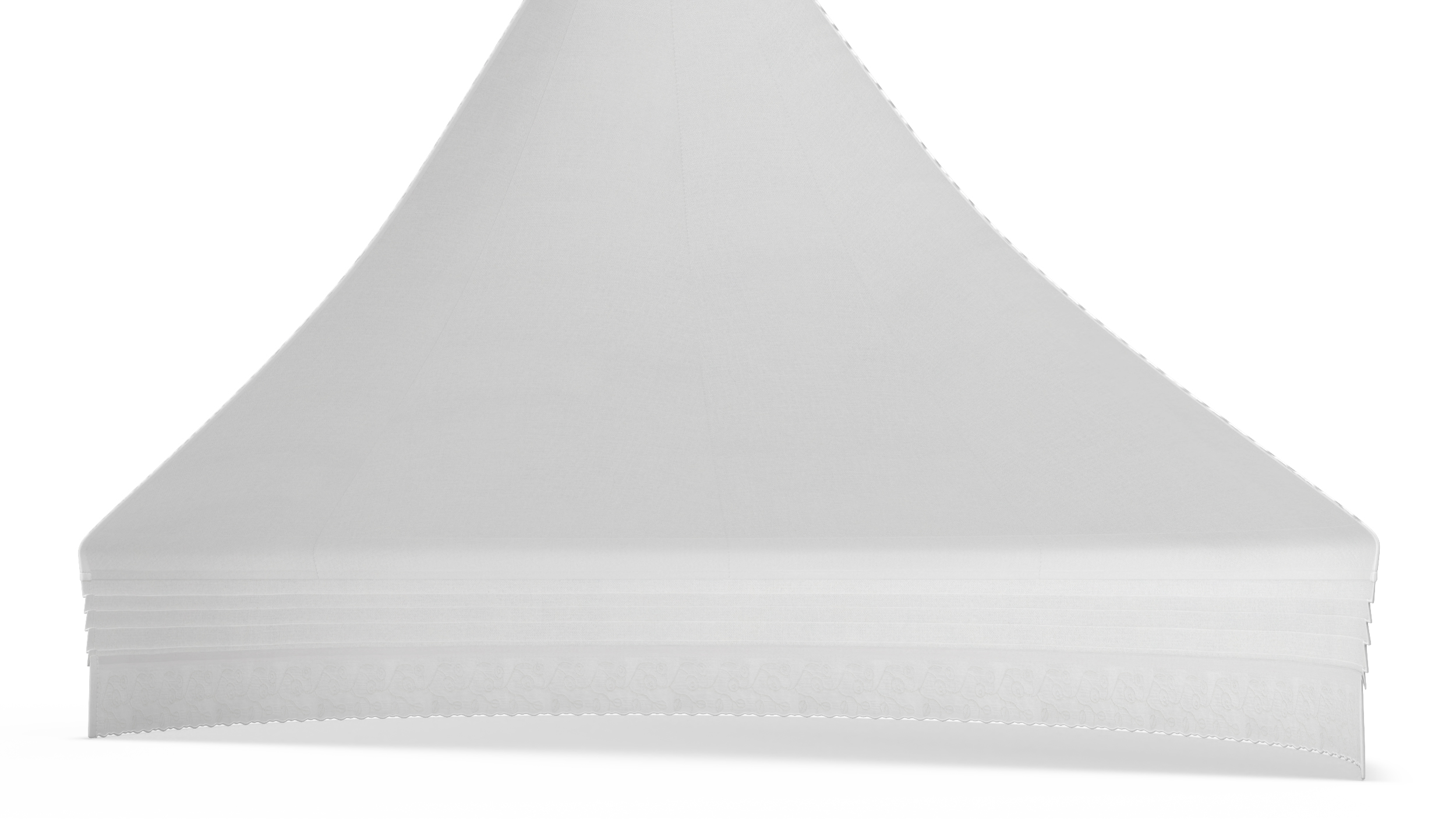 3D Bed Canopy for Children Room IKEA LEN White model