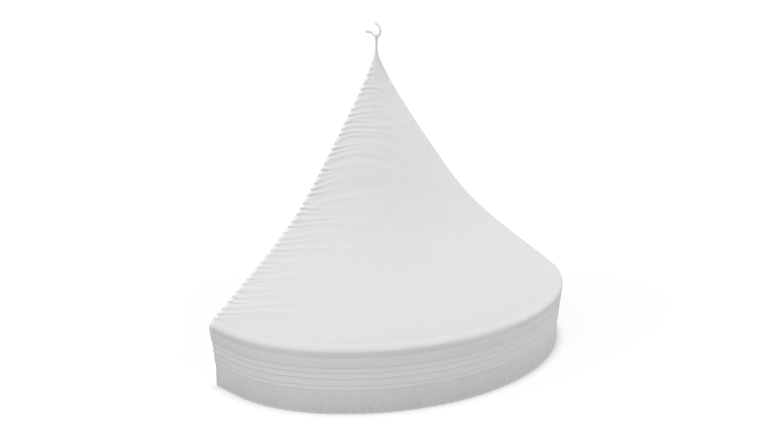 3D Bed Canopy for Children Room IKEA LEN White model