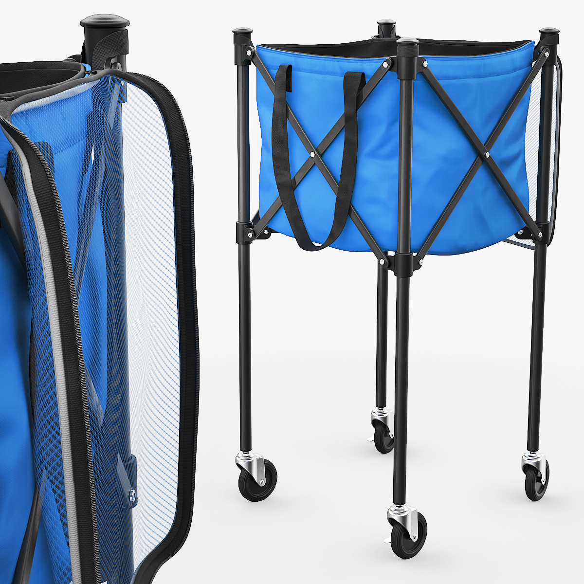Portable Ball Basket Open