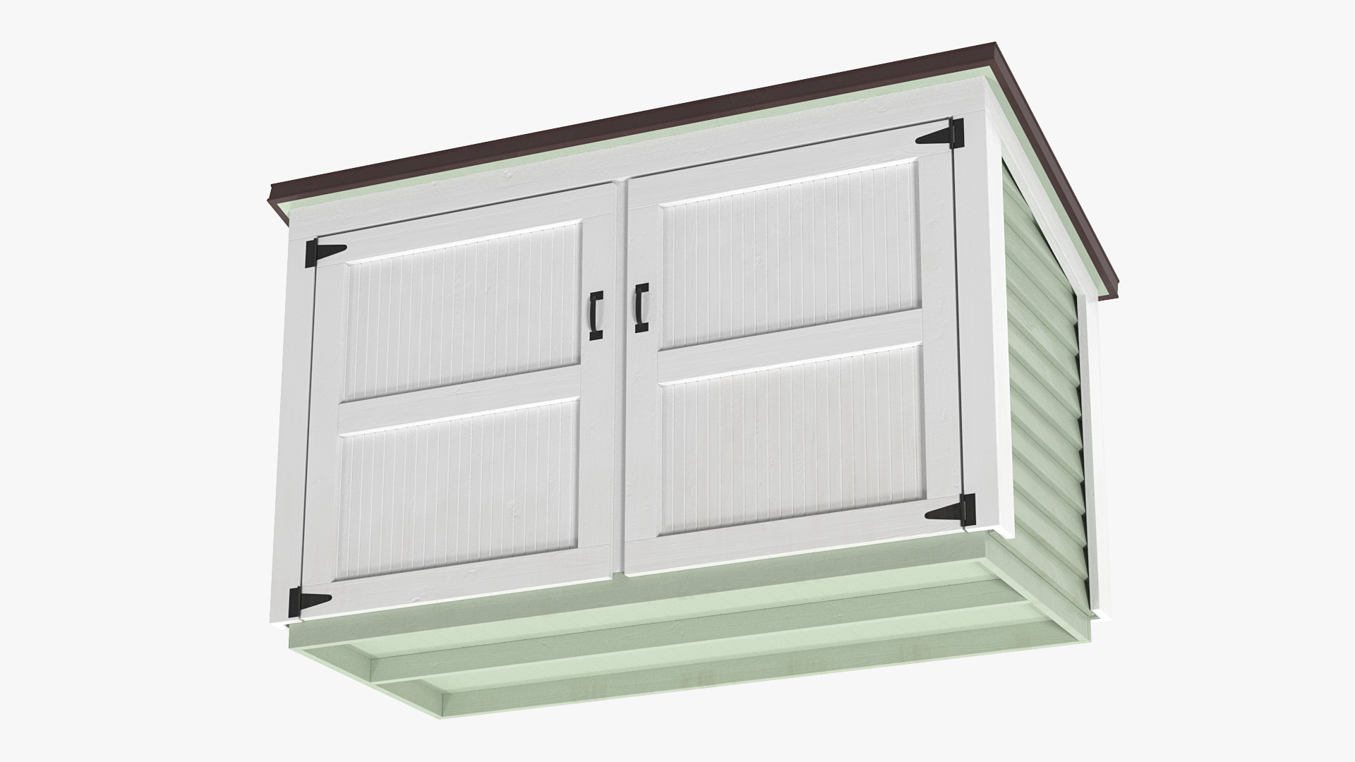 3D Large Horizontal Garden Storage Shed