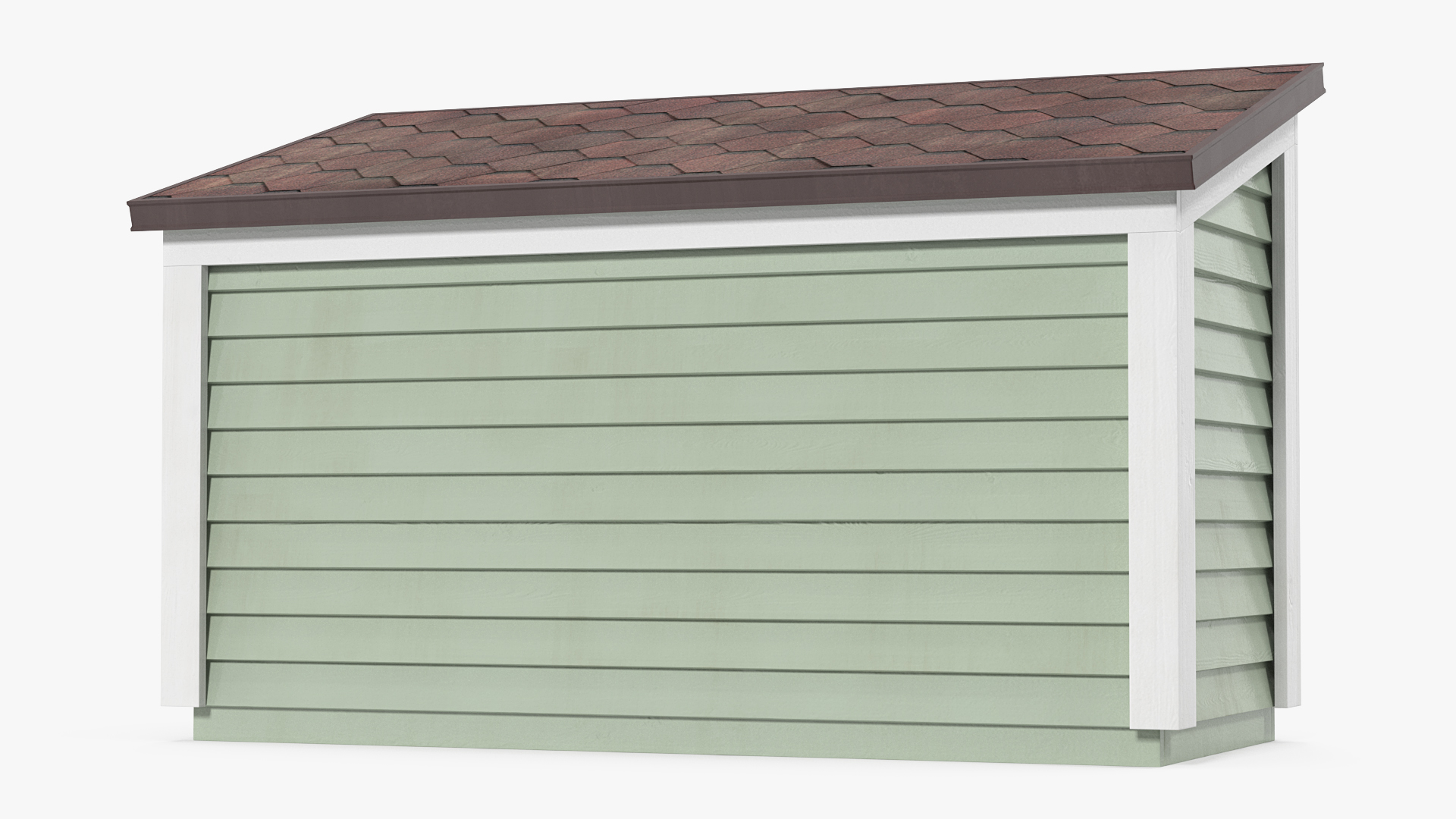 3D Large Horizontal Garden Storage Shed