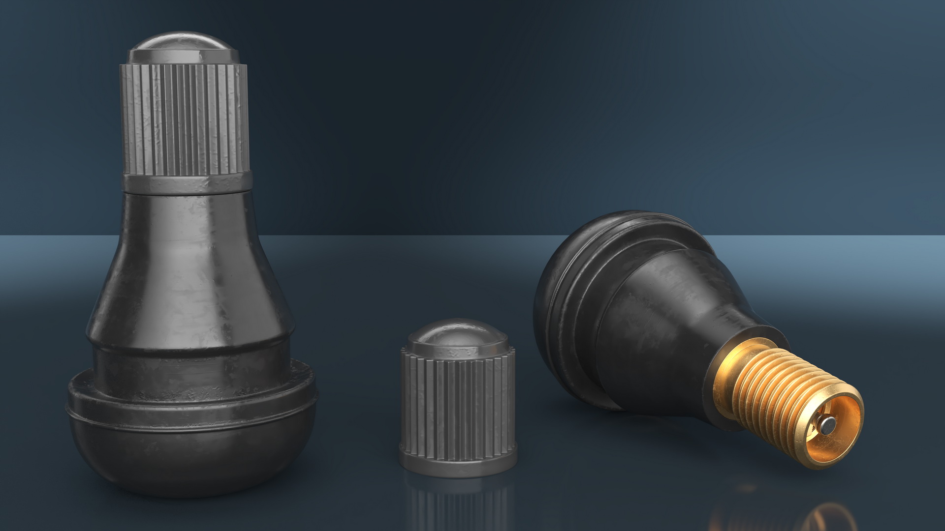 Schrader Valve 3D model