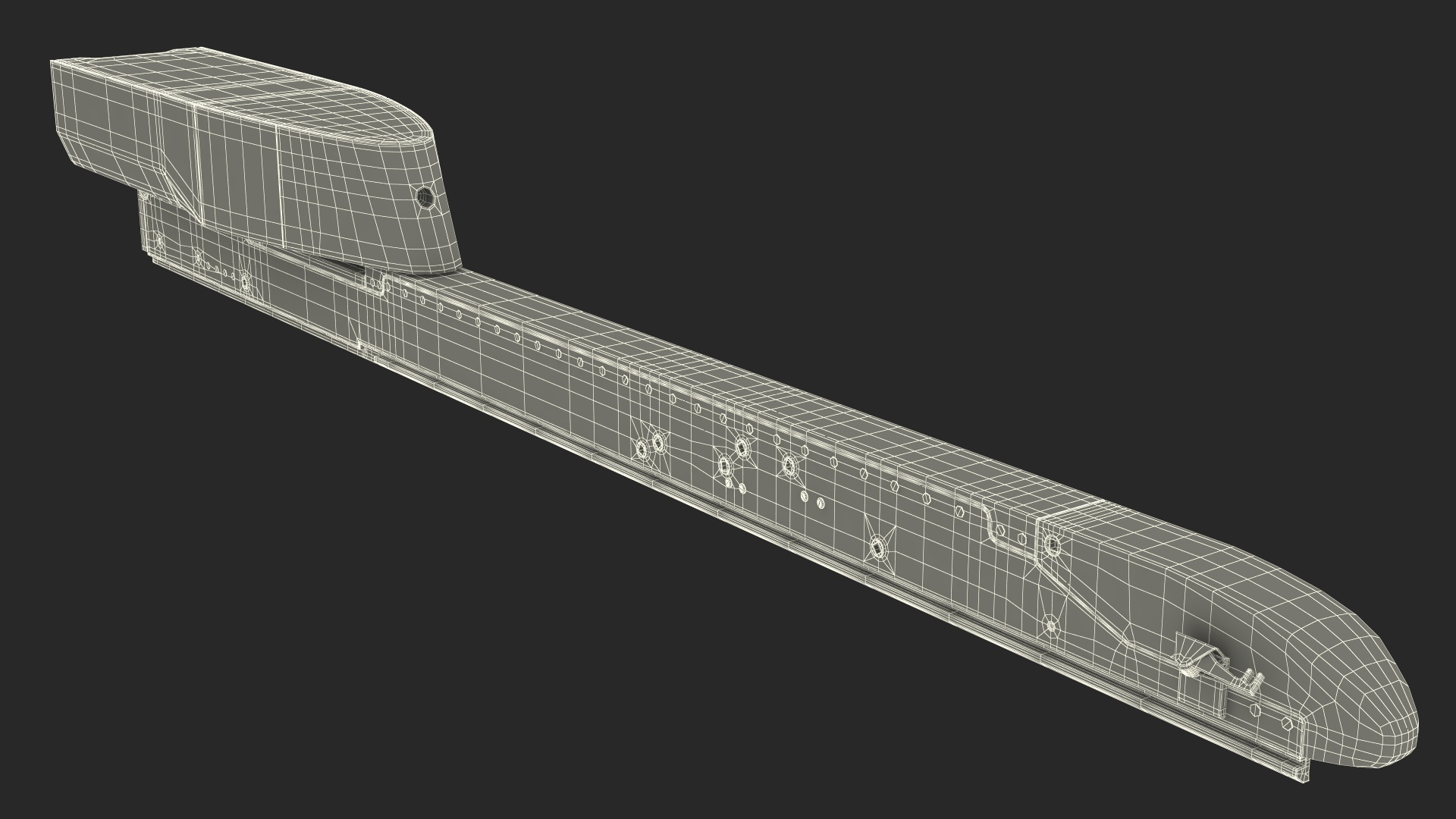 3D Fighter F-16 with Missile Launcher LAU-129 Rigged for Maya model