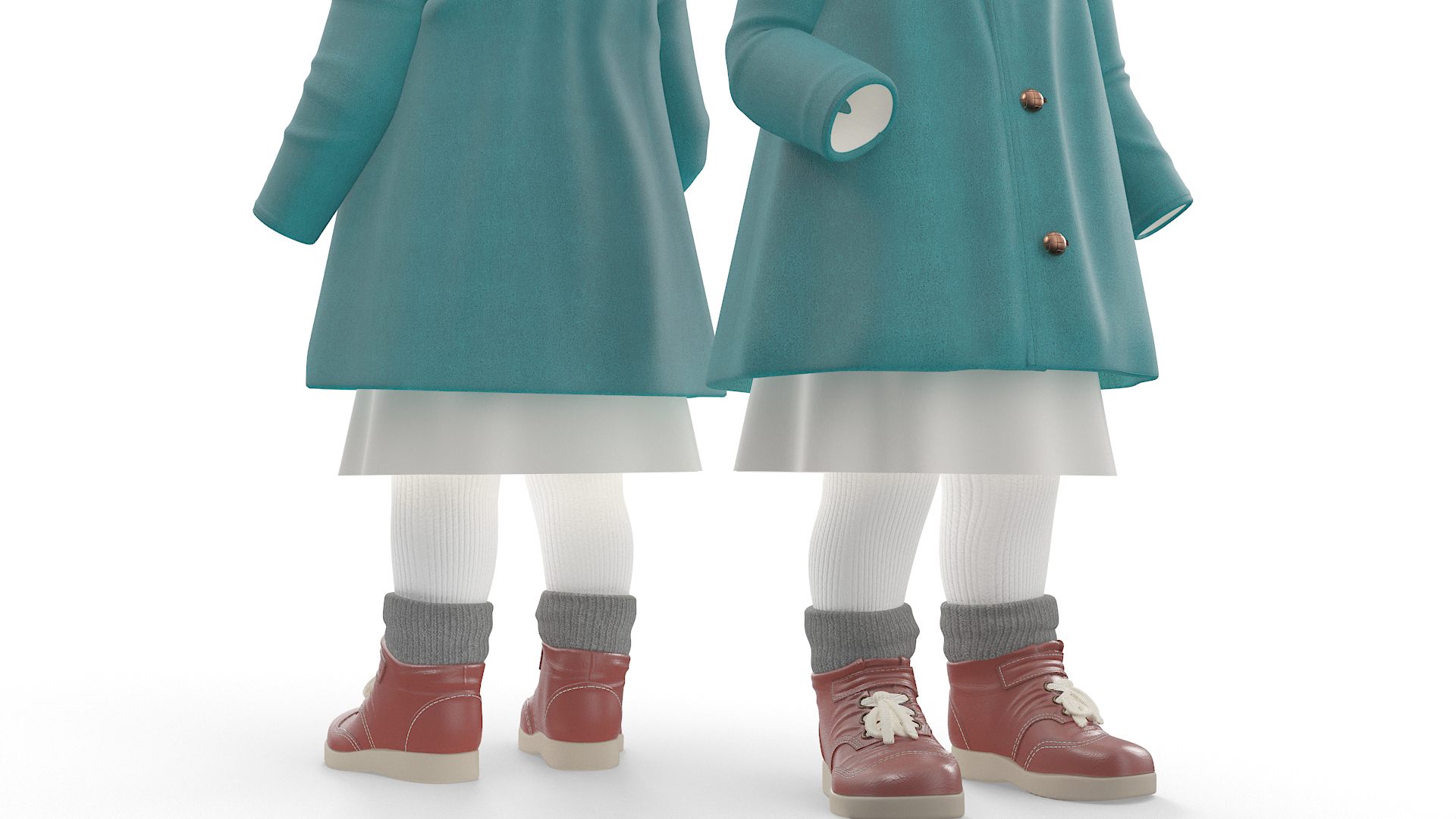 Outdoor Autumn Clothes for Girls 3D