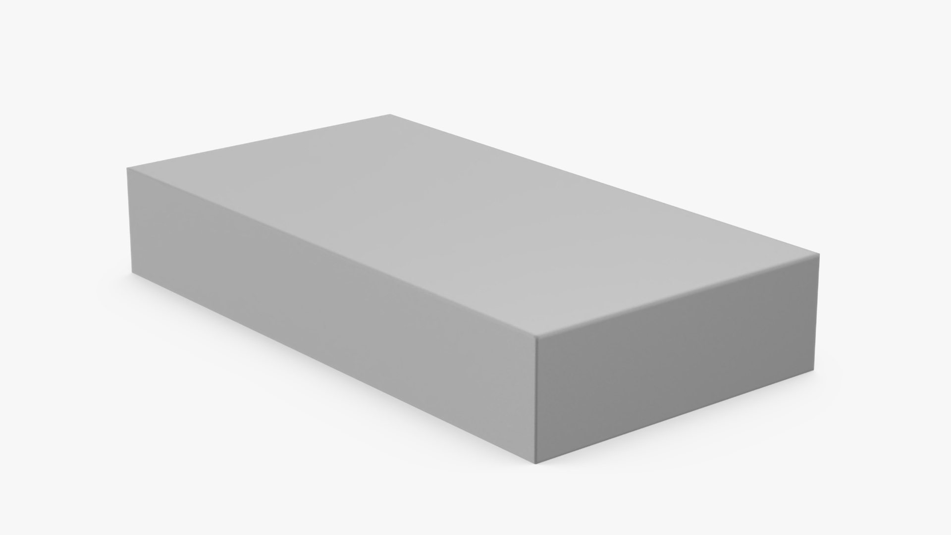 3D White Smartphone Packaginig Box