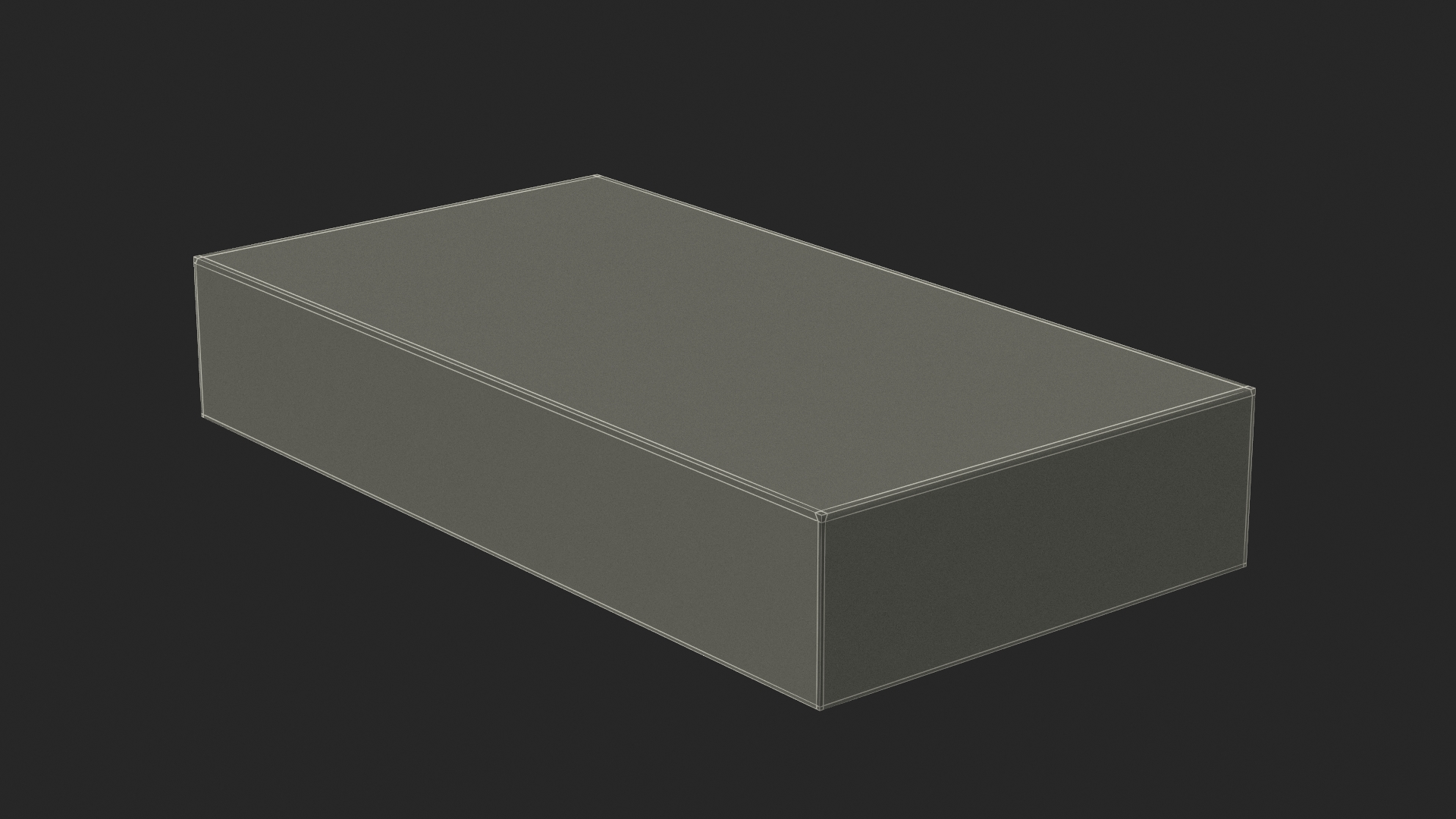 3D White Smartphone Packaginig Box