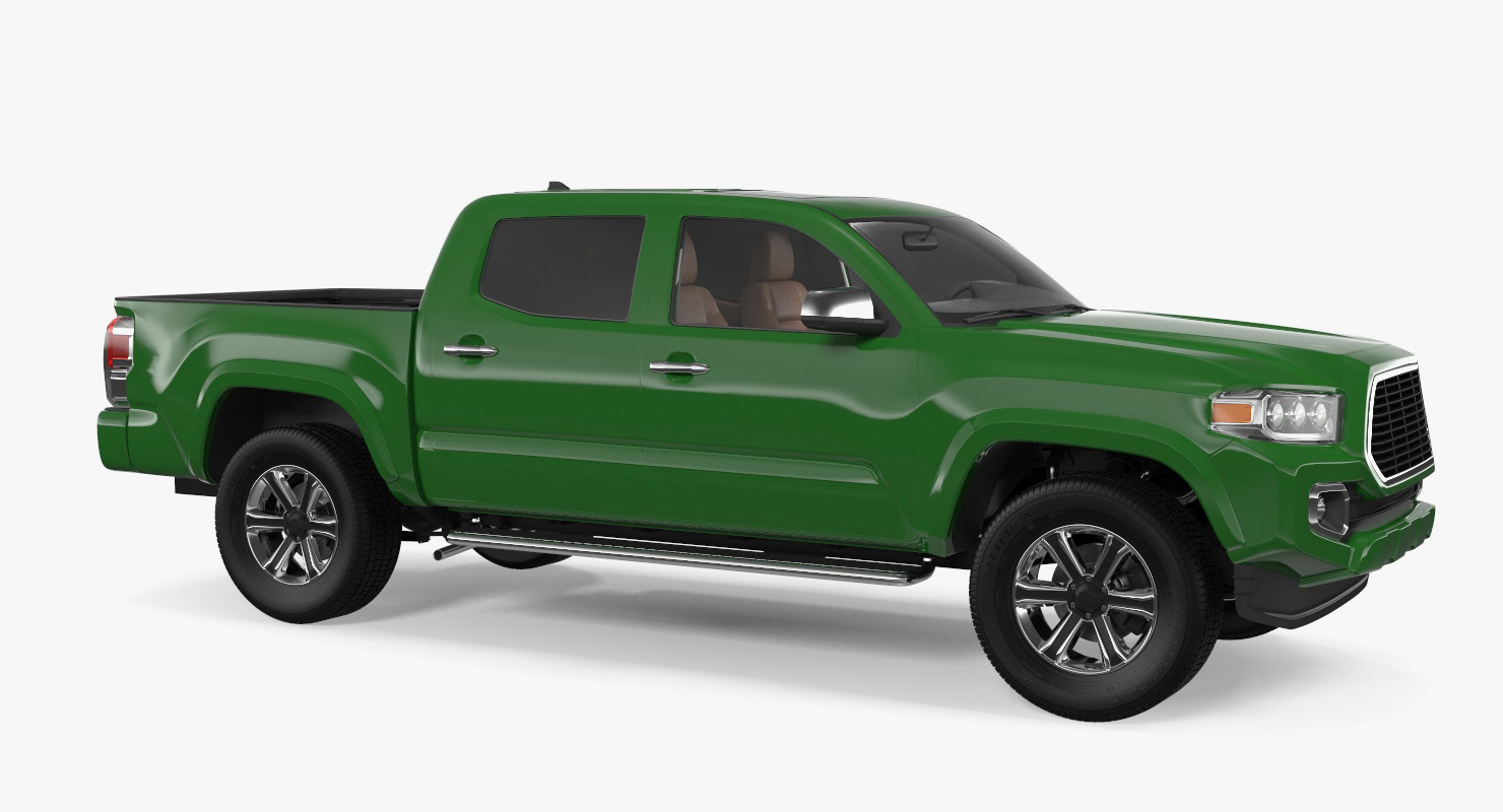 Truck with Car Carrier 3D