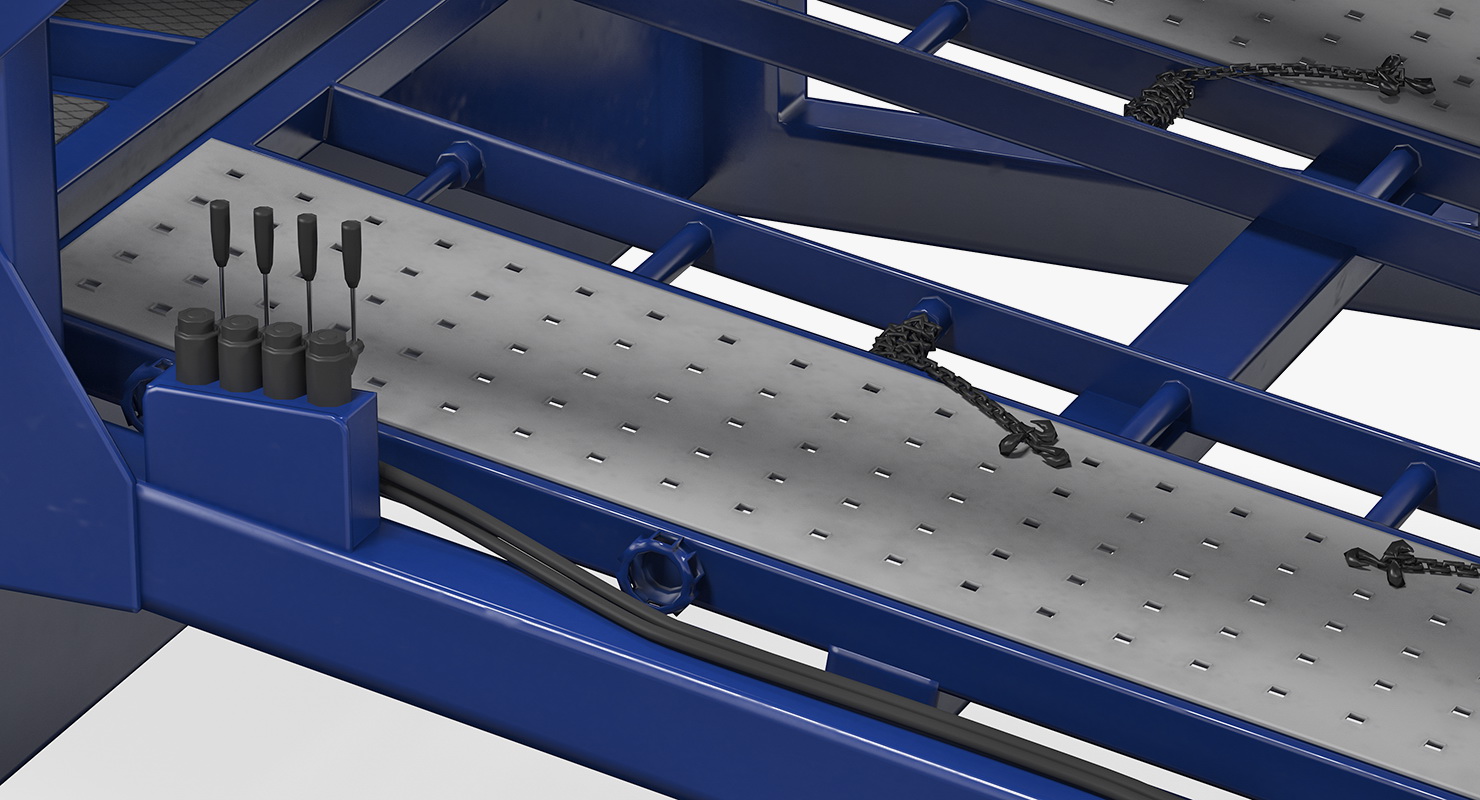 Truck with Car Carrier 3D