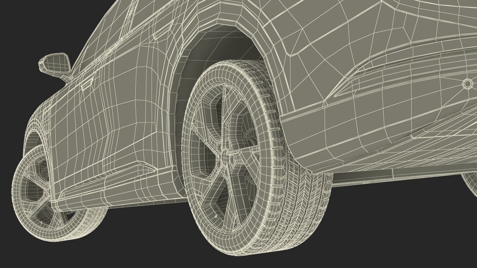 3D Lucid Gravity 2024 Electric SUV Rigged model