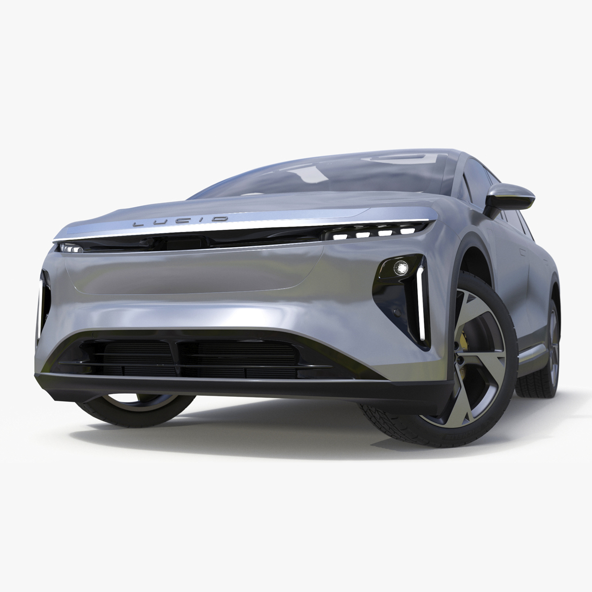 3D Lucid Gravity 2024 Electric SUV Rigged model