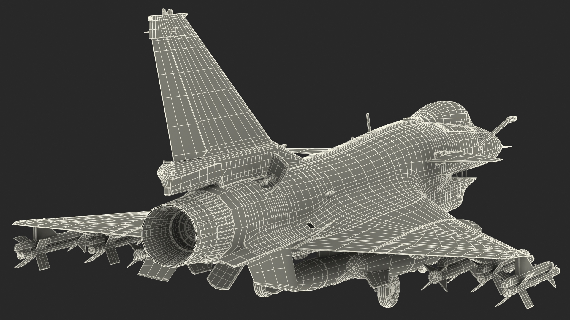 3D model Chengdu J10 A Vigorous Dragon Armament Rigged