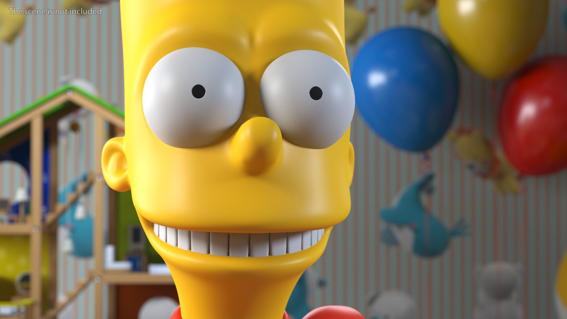 3D model Bart Simpson Running Pose