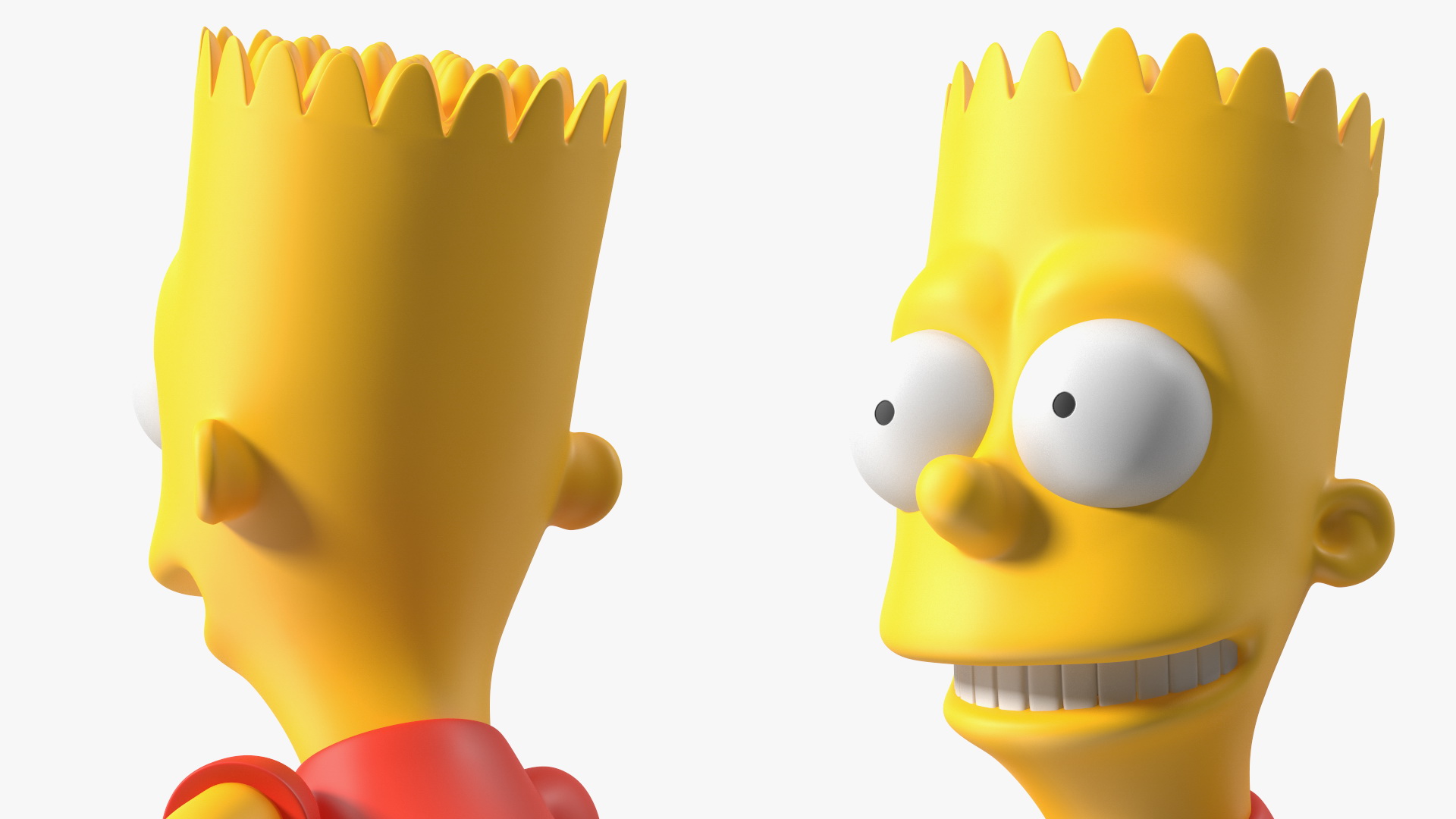 3D model Bart Simpson Running Pose