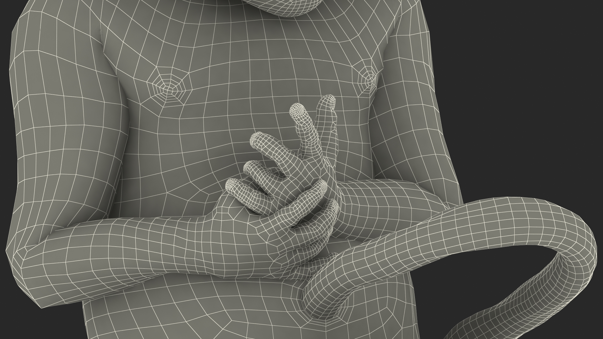 Baby Boy at 28 Weeks Rigged 3D