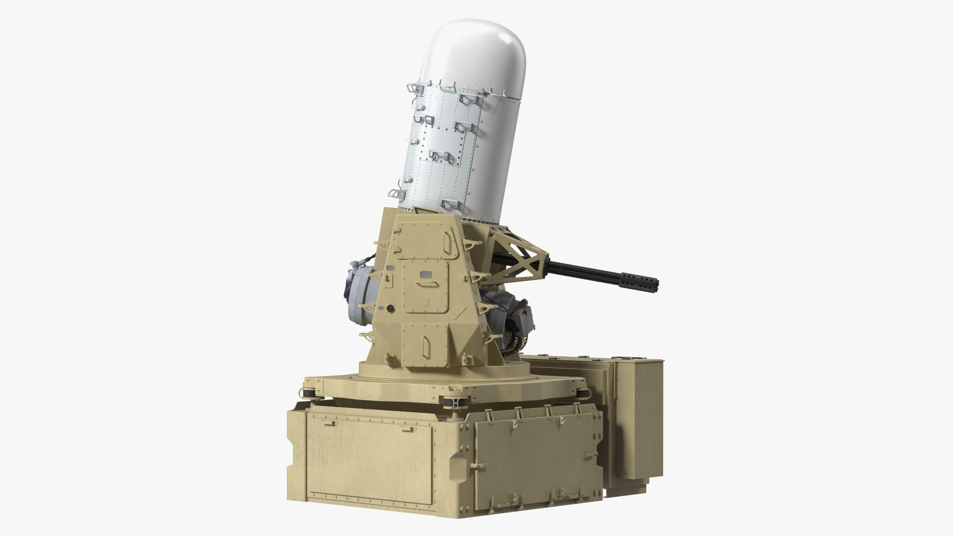 Mark 15 Phalanx Close-In Weapon System Sand Rigged for Maya 3D model
