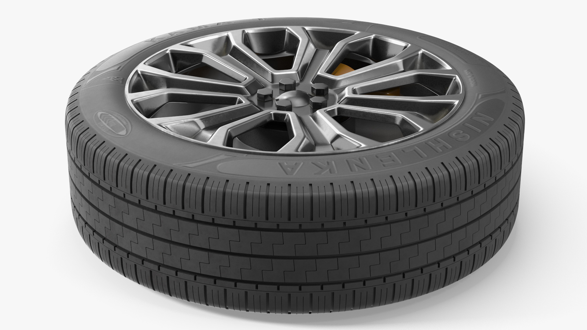 Road Car Wheel with Brake Disc Black - view 6