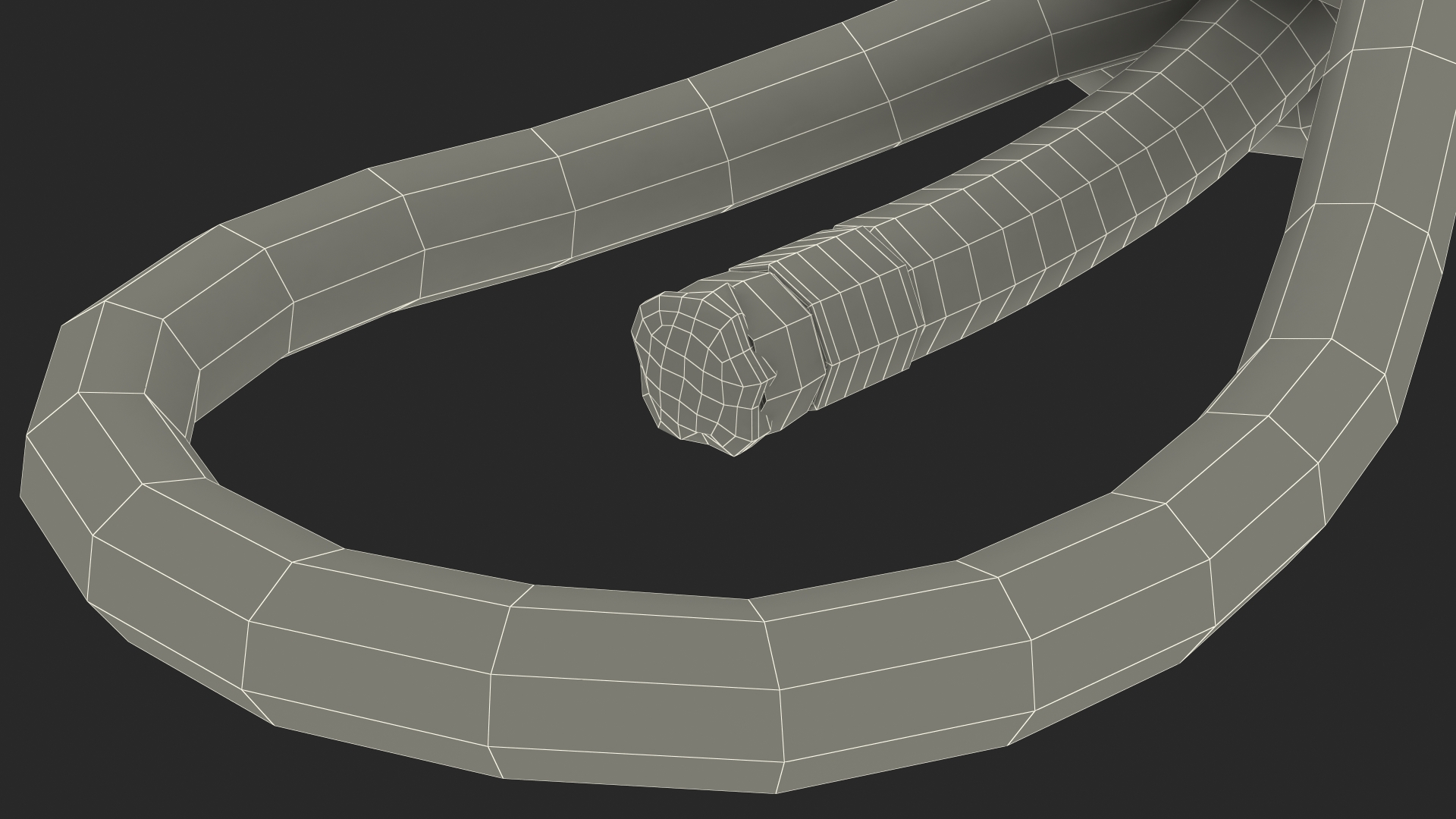 3D Water Bowline Knot model