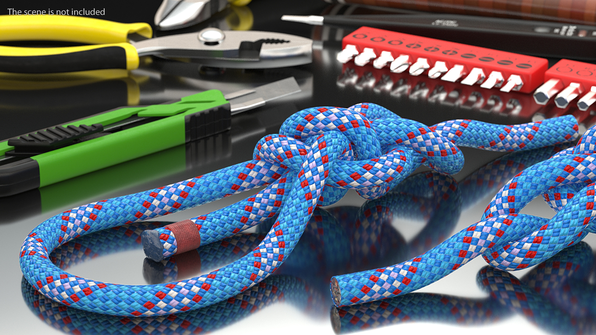 3D Water Bowline Knot model