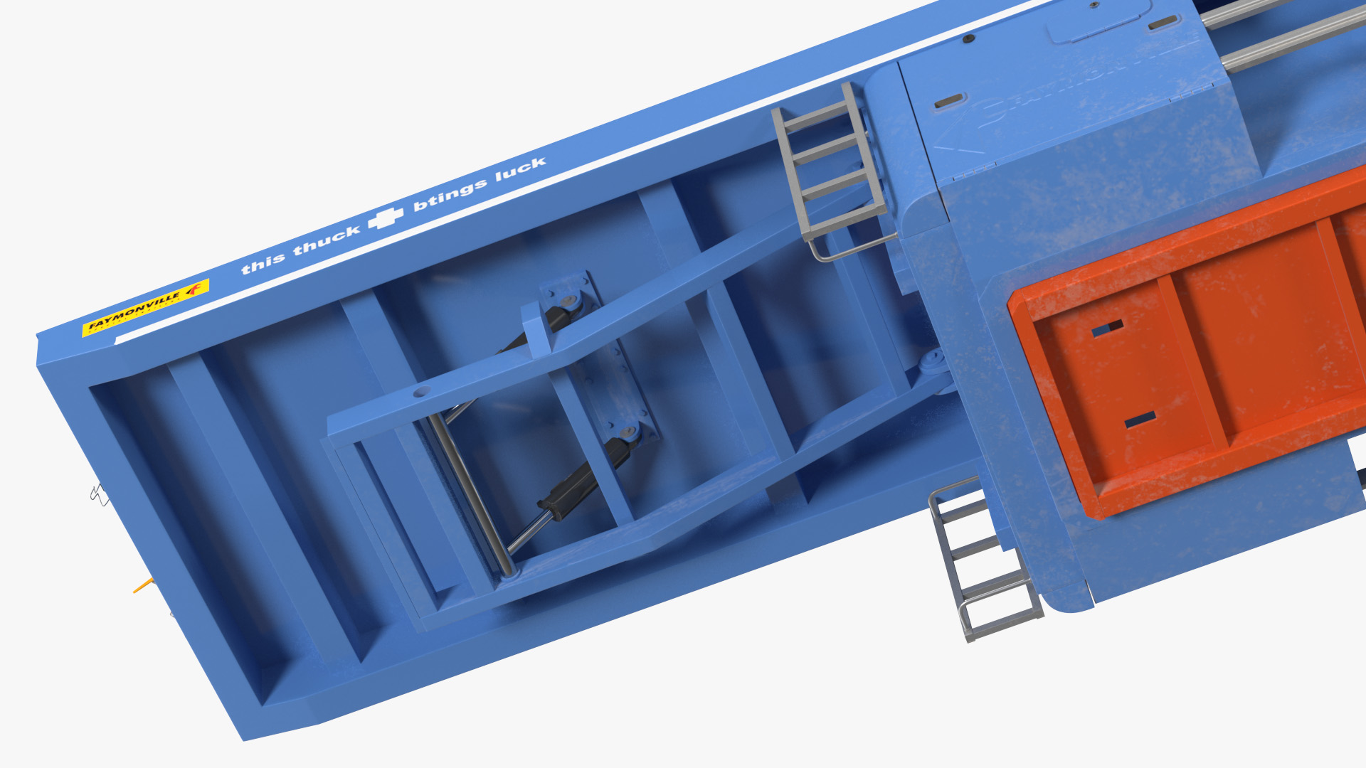 Faymonville Prefamax Inloader Semi Trailer with Concrete Panel 3D
