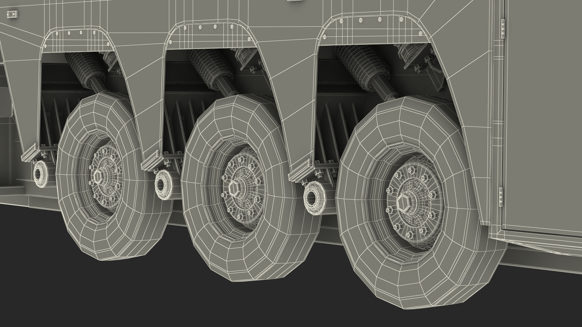Faymonville Prefamax Inloader Semi Trailer with Concrete Panel 3D