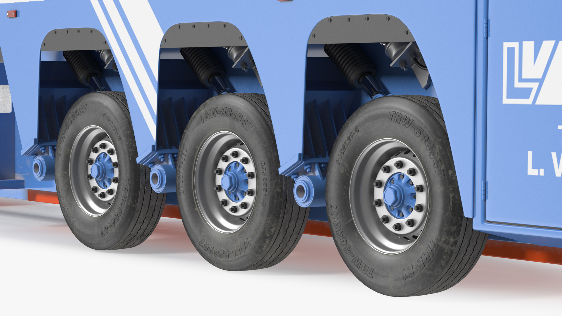 Faymonville Prefamax Inloader Semi Trailer with Concrete Panel 3D