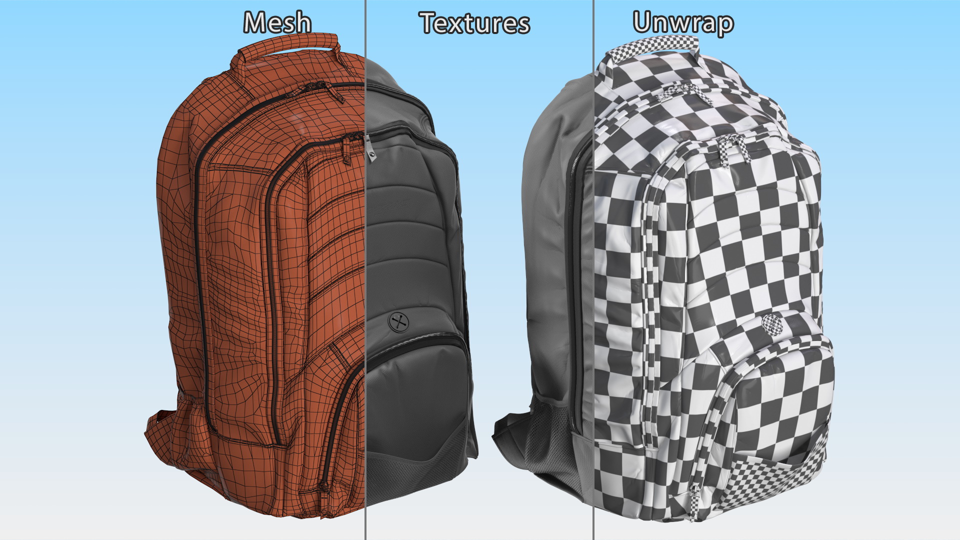 Sport Backpack 3D model
