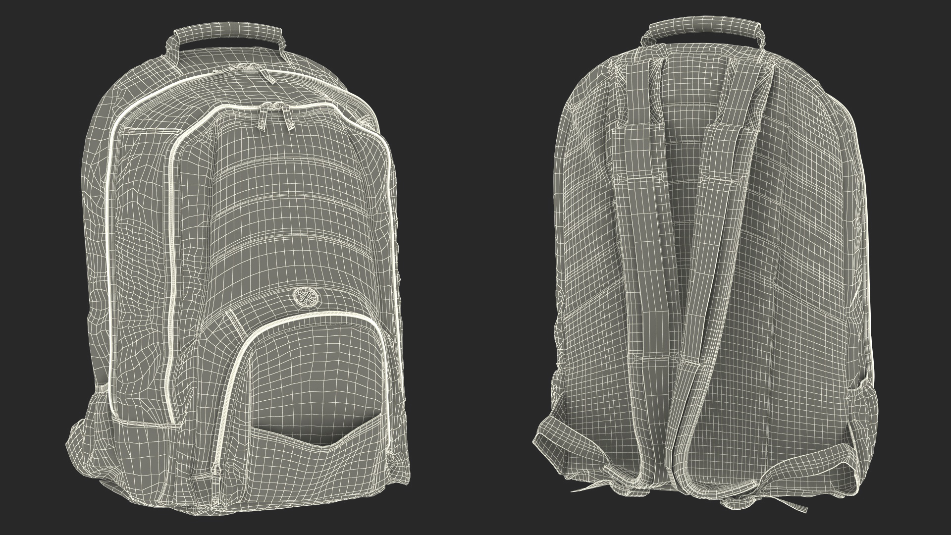 Sport Backpack 3D model