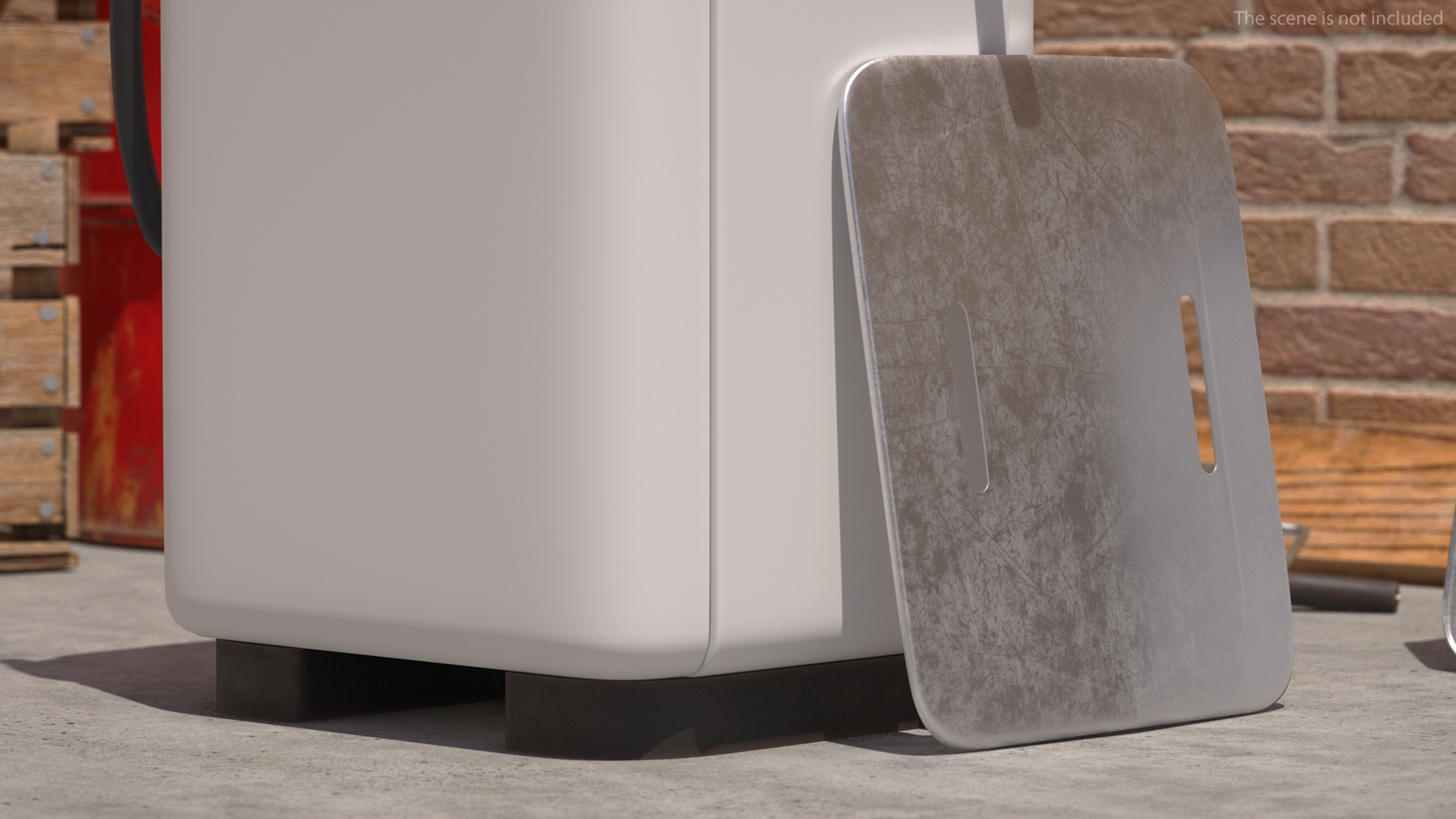 3D Retro Washing Machine Hoover model