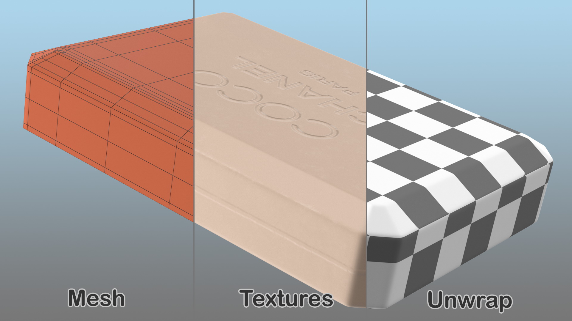 CHANEL Fresh Bath Soap 3D