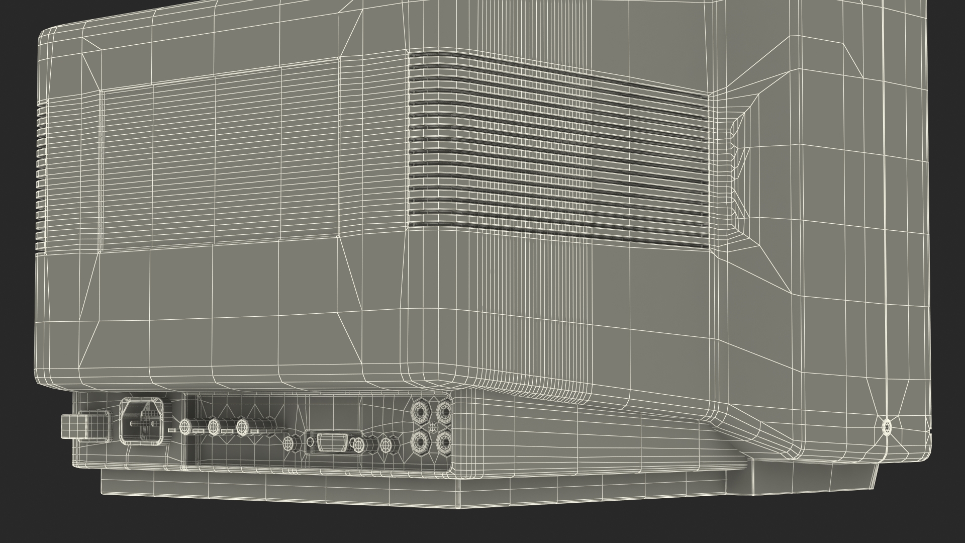 3D model Vintage Monitor