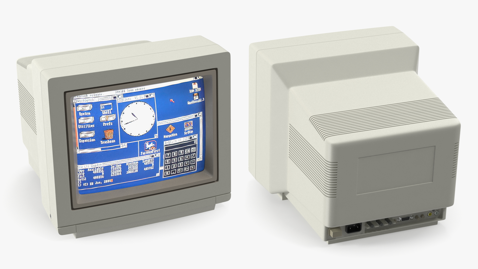 3D model Vintage Monitor